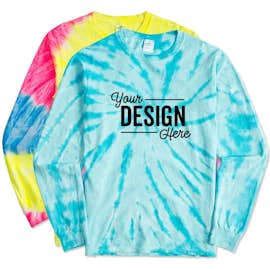 Port & Company Tie-Dye Long Sleeve T-shirt
