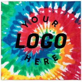 Valucap 100% Cotton Tie-Dye Bandana (Centered Design)