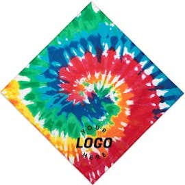 Valucap 100% Cotton Tie-Dye Bandana (Corner Design)