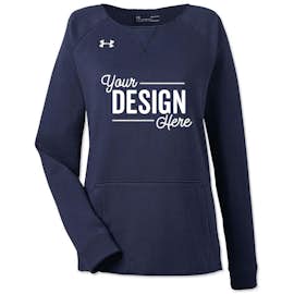 Under Armour Women's Hustle Pocket Crewneck Sweatshirt